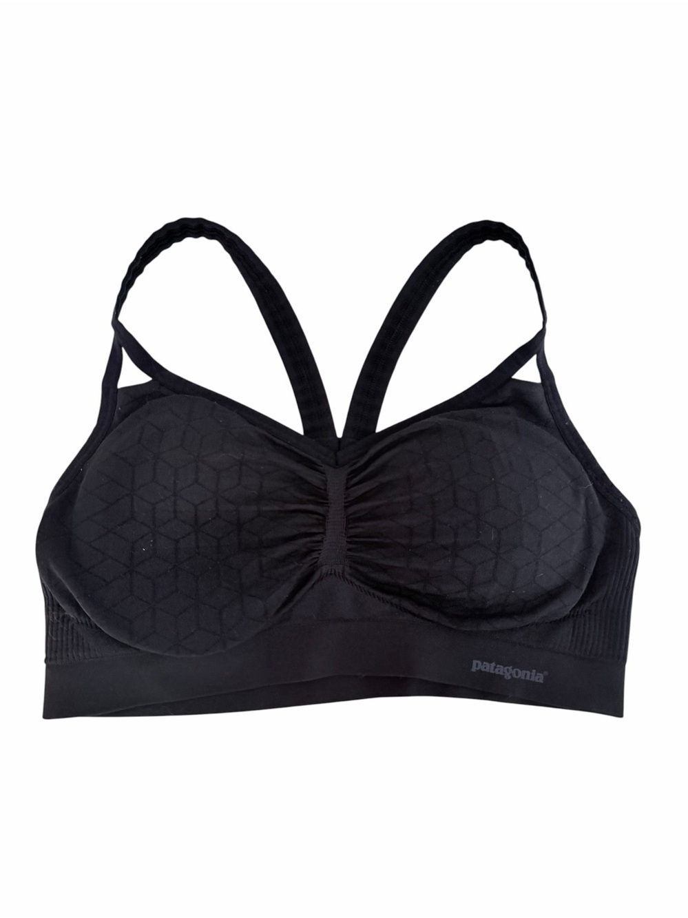 PATAGONIA Black Barely Bra Racerback Sports Bra B/C Cups size S